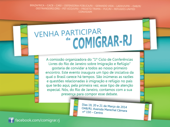 CONVITE - comigrar-rj