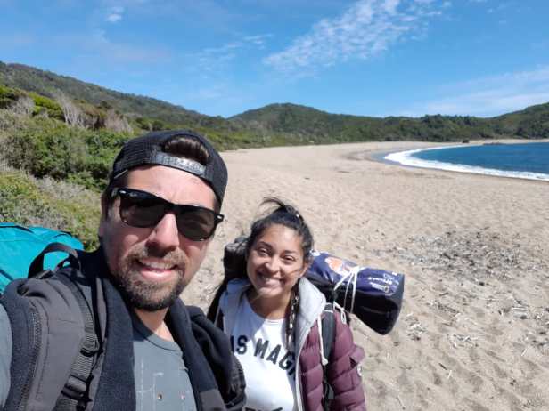 Na primeira ida de Brenda ao Chile, quando cruzou a Cordilheira dos Andes para encontrar Patrício